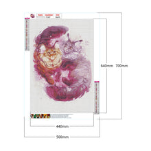 Load image into Gallery viewer, Illustrated Fantasy Cat 50*70CM(Canvas) Full Square Drill Diamond Painting

