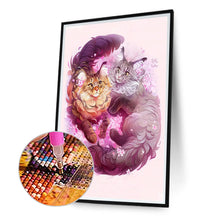 Load image into Gallery viewer, Illustrated Fantasy Cat 50*70CM(Canvas) Full Square Drill Diamond Painting
