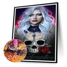 Load image into Gallery viewer, Skeleton Lady 30*40CM(Canvas) Full Round Drill Diamond Painting
