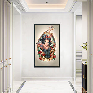Yishu - Snow White - 40*70CM 11CT 3 Stamped Cross Stitch
