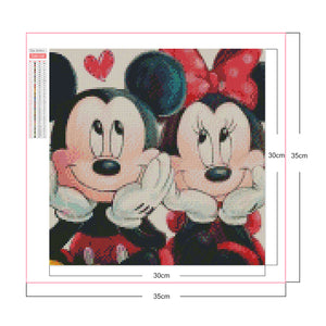 Mickey Mouse 30*30CM(Picture) Full Square Drill Diamond Painting