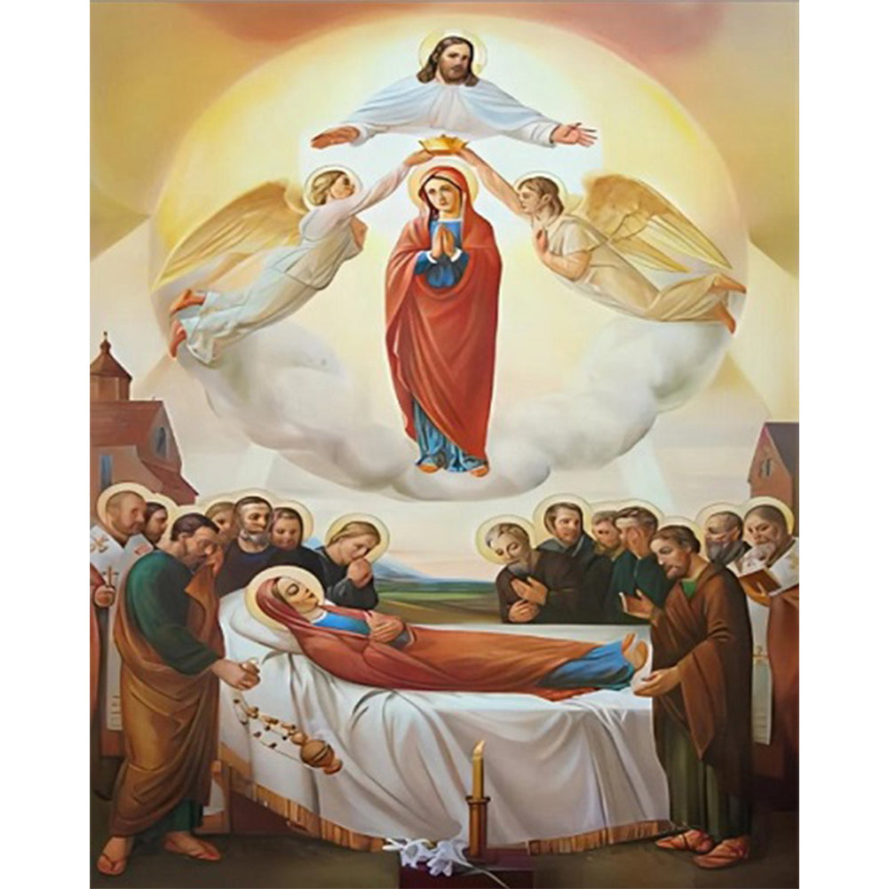 The Birth Of Jesus 40*50CM(Canvas) Full Round Drill Diamond Painting