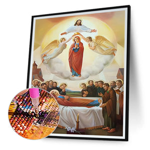 The Birth Of Jesus 40*50CM(Canvas) Full Round Drill Diamond Painting