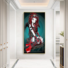 Load image into Gallery viewer, Indian Girl 30*50CM(Canvas) Full Round Drill Diamond Painting
