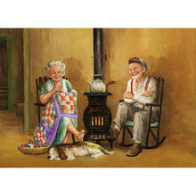 Load image into Gallery viewer, Old Couple 60*50CM(Canvas) Full Round Drill Diamond Painting
