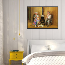 Load image into Gallery viewer, Old Couple 60*50CM(Canvas) Full Round Drill Diamond Painting
