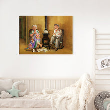 Load image into Gallery viewer, Old Couple 60*50CM(Canvas) Full Round Drill Diamond Painting
