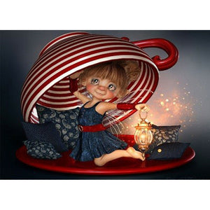 Top Hat Doll 50*40CM(Canvas) Full Square Drill Diamond Painting