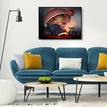 Load image into Gallery viewer, Top Hat Doll 50*40CM(Canvas) Full Square Drill Diamond Painting

