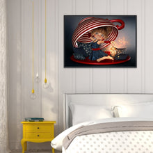 Load image into Gallery viewer, Top Hat Doll 50*40CM(Canvas) Full Square Drill Diamond Painting
