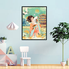Load image into Gallery viewer, Yishu - Ancient Beauty - 40*56CM 11CT 3 Stamped Cross Stitch
