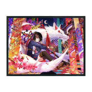 Yishu - Onmyoji Characters - 60*45CM 11CT 3 Stamped Cross Stitch