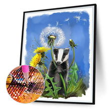 Load image into Gallery viewer, Honey Badger In The Snow 30*40CM(Canvas) Full Round Drill Diamond Painting
