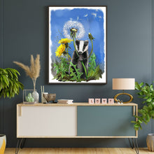 Load image into Gallery viewer, Honey Badger In The Snow 30*40CM(Canvas) Full Round Drill Diamond Painting

