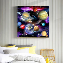 Load image into Gallery viewer, Space Planet 50*50CM(Picture) Full Square Drill Diamond Painting
