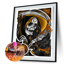 Load image into Gallery viewer, Skull Tarot Card 30*40CM(Canvas) Full Round Drill Diamond Painting
