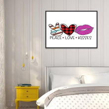 Load image into Gallery viewer, Peace And Love 50*40CM(Canvas) Full Round Drill Diamond Painting

