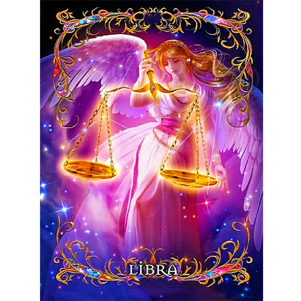 Libra Beauty 40*50CM(Canvas) Full Round Drill Diamond Painting
