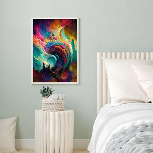 Colorful Clouds 40*50CM(Picture) Full Square Drill Diamond Painting