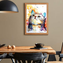 Load image into Gallery viewer, Kitten 30*40CM(Canvas) Full Round Drill Diamond Painting
