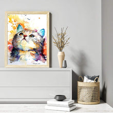 Load image into Gallery viewer, Kitten 30*40CM(Canvas) Full Round Drill Diamond Painting
