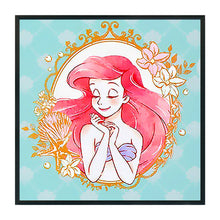 Load image into Gallery viewer, Huancan - Princess Ariel - 40*40CM 11CT 3 Stamped Cross Stitch
