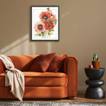 Load image into Gallery viewer, Huancan - Poppies - 52*56CM 11CT 3 Stamped Cross Stitch
