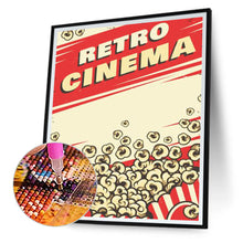 Load image into Gallery viewer, Retro Cinema 30*40CM(Canvas) Full Round Drill Diamond Painting
