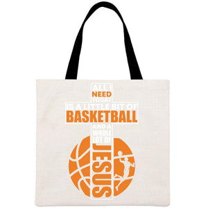 Canvas Bag-Basketball 40*40CM