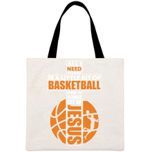 Load image into Gallery viewer, Canvas Bag-Basketball 40*40CM
