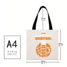 Load image into Gallery viewer, Canvas Bag-Basketball 40*40CM
