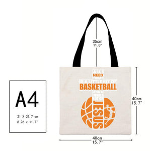 Canvas Bag-Basketball 40*40CM