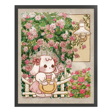 Load image into Gallery viewer, Huancan - Bunny In The Garden - 44*56CM 11CT 3 Stamped Cross Stitch
