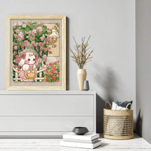 Load image into Gallery viewer, Huancan - Bunny In The Garden - 44*56CM 11CT 3 Stamped Cross Stitch
