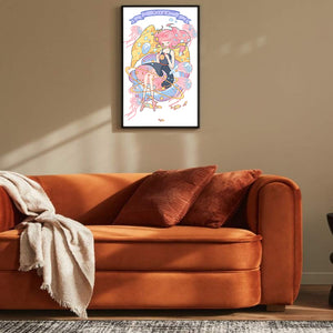 Huancan - Ocean Girl - 40*60CM 11CT 3 Stamped Cross Stitch