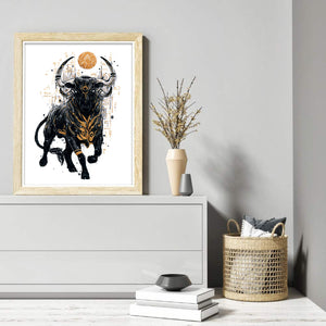 Huancan - Cow - 40*56CM 11CT 3 Stamped Cross Stitch