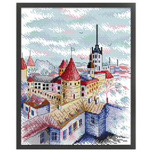 Load image into Gallery viewer, Joy Sunday - Tallinn Towers - 22*29CM 14CT 2 Counted Cross Stitch
