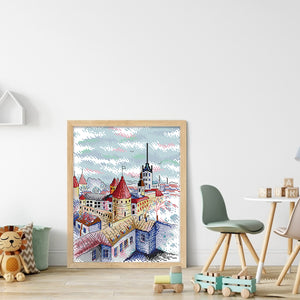Joy Sunday - Tallinn Towers - 22*29CM 14CT 2 Counted Cross Stitch