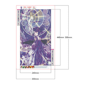 Astrological Goddess 30*50CM(Canvas) Full Round Drill Diamond Painting