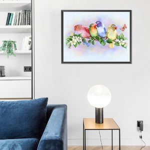 Parrot 50*40CM(Canvas) Full Round Drill Diamond Painting