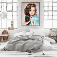 Load image into Gallery viewer, Flower Girl 30*40CM(Picture) Full Square Drill Diamond Painting
