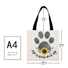 Load image into Gallery viewer, Canvas Bag-Dog 40*40CM
