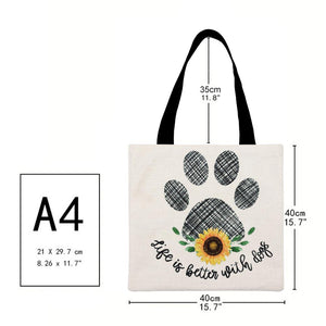 Canvas Bag-Dog 40*40CM