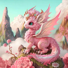 Load image into Gallery viewer, Pink Dragon 30*30CM(Picture) Full Square Drill Diamond Painting
