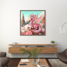 Load image into Gallery viewer, Pink Dragon 30*30CM(Picture) Full Square Drill Diamond Painting
