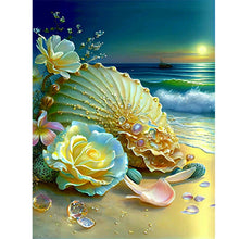 Load image into Gallery viewer, Dreamlike Beach Shells 30*40CM(Canvas) Full Round Drill Diamond Painting
