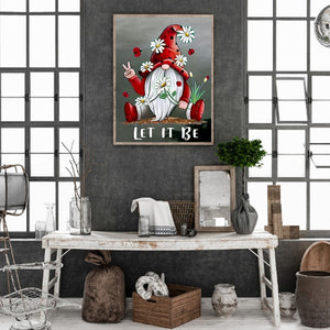 Ladybug Gnome 50*60CM(Canvas) Full Square Drill Diamond Painting