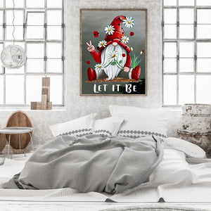 Ladybug Gnome 50*60CM(Canvas) Full Square Drill Diamond Painting