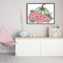 Load image into Gallery viewer, Joy Sunday - Pumpkins And Flowers - 28*20CM 14CT 2 Counted Cross Stitch
