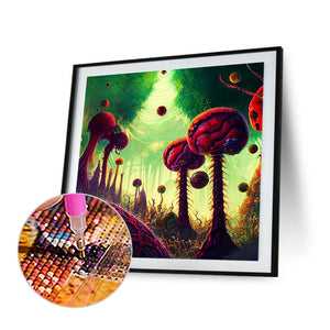 Fantasy Cell World 40*40CM(Canvas) Full Round Drill Diamond Painting